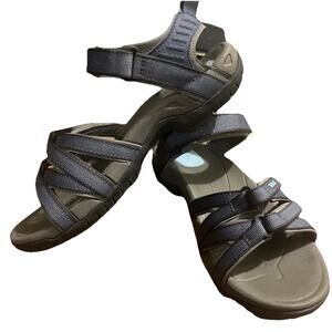 TEVA TIRRA BERING SEA WALKING HIKING ATHLETC WOMEN'S SANDALS SIZE US 7 EUC Blue